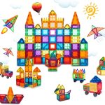Brastoy Blocos de Montar Magnéticos Construção Brinquedo Infantil Educativo STEAM (65 Peças)