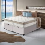 Cama Box Baú com Colchão de Molas Ensacadas Pillow In - Anjos - Premium Dream (Queen)