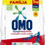 OMO Sabão Em Pó Lavagem Perfeita Pacote Família - 4 Kg