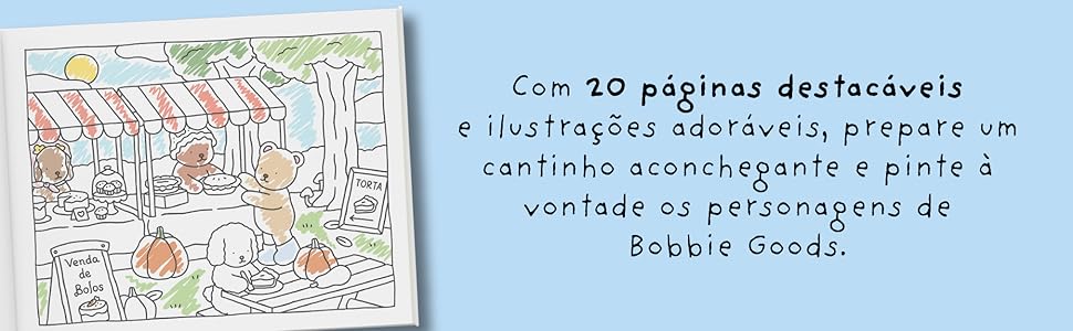 Com 20 páginas destacáveis e ilustrações adoráveis, prepare um cantinho aconchegante e pinte