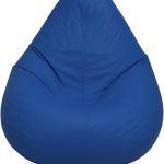 Puff Pera Vazio Gigante Eventos Decoração Quarto Sala Almofadão Conforto (Azul)