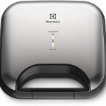 Sanduicheira grill chapa ondulada elétrico Electrolux antiaderente inox ESG20 127v