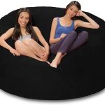Puff Gigante Redondo140x20 Sem Enchimento Suede Premium Linha Gold