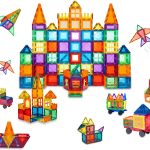 Brastoy Blocos de Montar Magnéticos Construção Infantil Brinquedo (65 Peças)