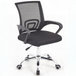 Cadeira Diretor Escritório Giratória Cor Preto Barata Mesh Regulagem Altura prime.office P110