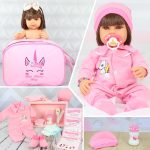 Bebe Reborn Boneca Pode Dar Banho Brinquedo Menina Realista