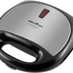 Sanduicheira e grill, Crome inox, Preto, 110V, Britânia