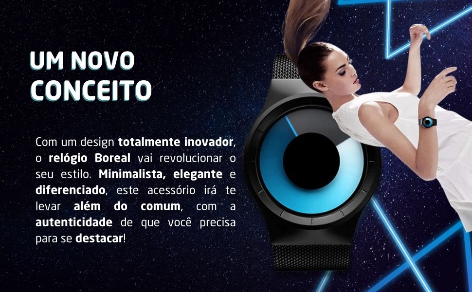 relógio preto