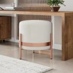 1759107257_Puff-steel-Tecido-Boucle-Cor-Bege-Base-Metal-Rose-Gold