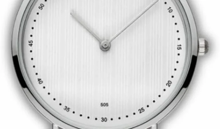 Relógio Masculino “Minimalism” com Pulseira de Couro Sintético, Visor Hardlex e Caixa Premium – Estilo Clássico e Minimalista – Acompanha Caixa Premium