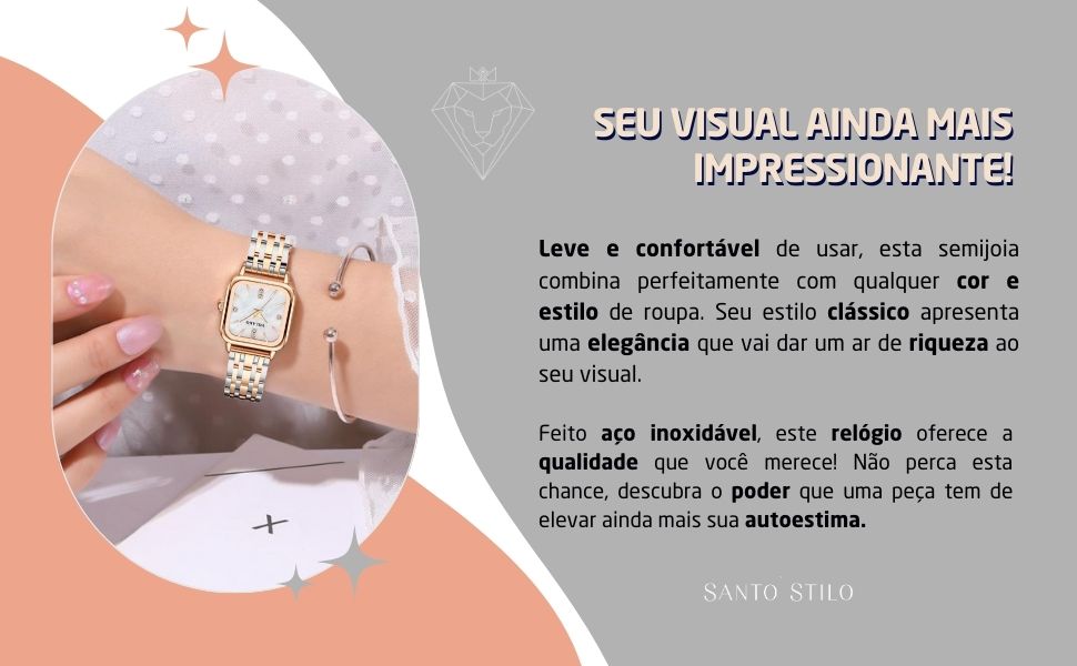 relógio feminino