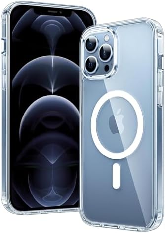 BEMMY Capa Capinha Para iPhone, Capa Para iPhone 14 Compatível com Mag-safe Transparente