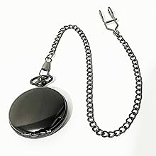 Relogio de bolso preto