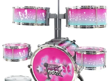 1763889273_Bateria-Infantil-Rock-Party-Rosa-51cm-DM-Toys
